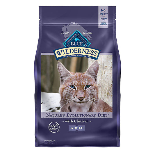 Blue Buffalo Wilderness Adult Grain Free Assorted Dry Cat Food, 2 - 11 Lbs