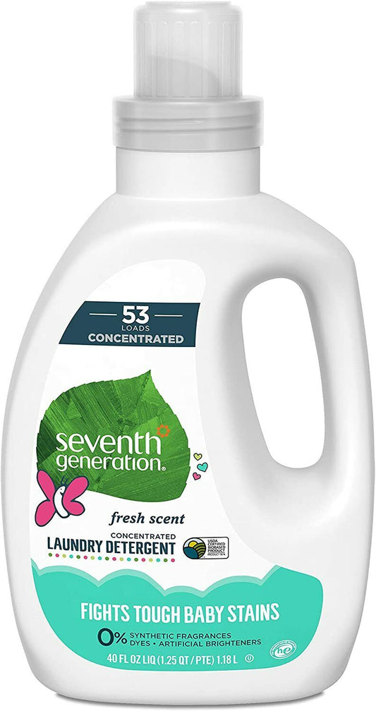 Seventh Generation Concentrated Natural Laundry Detergent 53 & 106 Loads