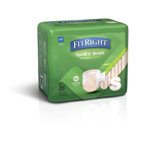 FitRight OptiFit Extra Unisex Incontinence Briefs with Tabs S/M/R/L/XL/XXL
