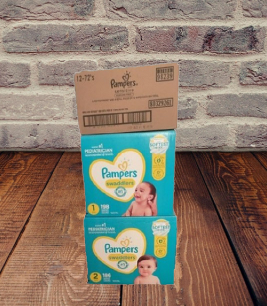Pampers Swaddlers Disposable Baby Diapers Newborn, 1, 2, 3, 4, 5, 6, 7