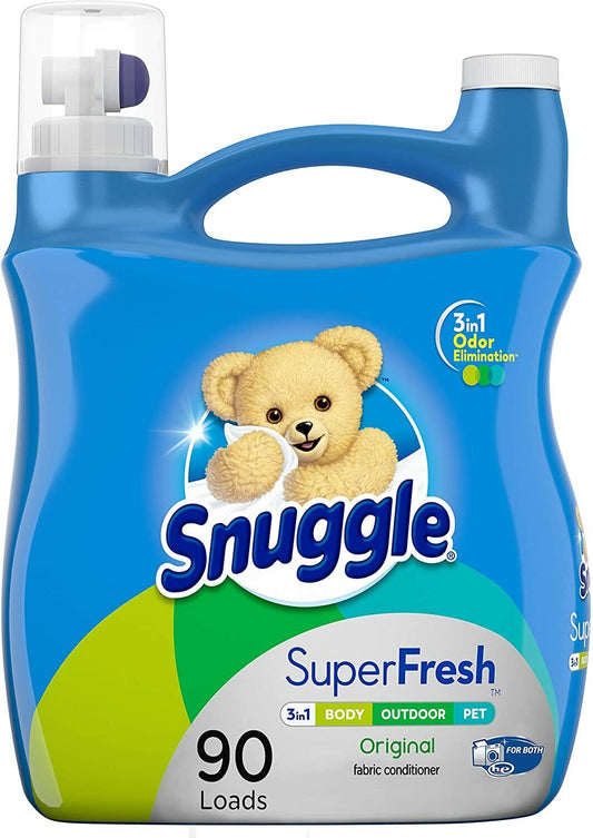 Snuggle PLUS SuperFresh Liquid Fabric Softener - 95 oz, 90 Loads