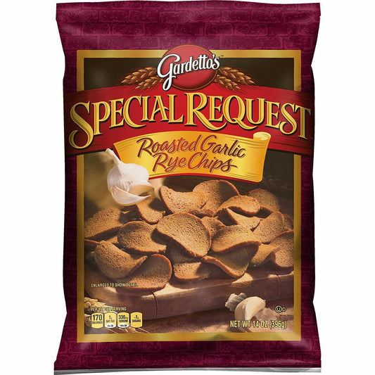 Gardetto's Special Request Roasted Garlic Rye Chips 14 oz. Bag