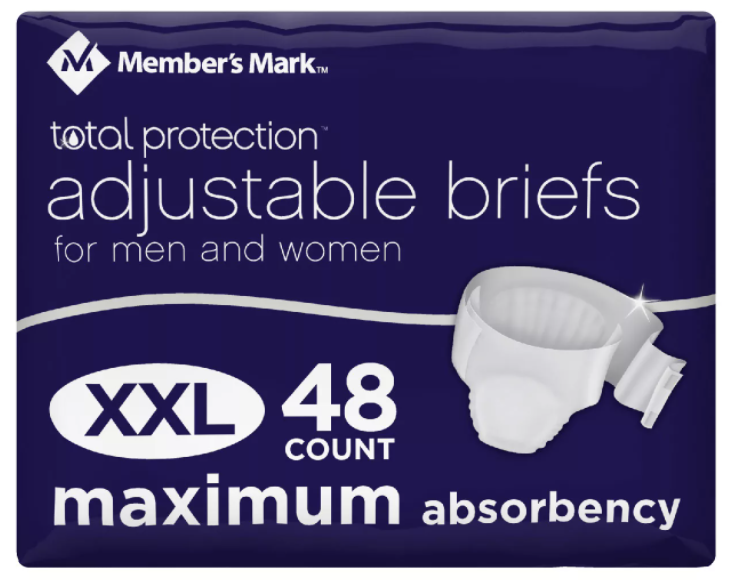 Total Protection Incontinence Pull Up On Unisex Briefs Underwear, M/L/XL/XXL ️