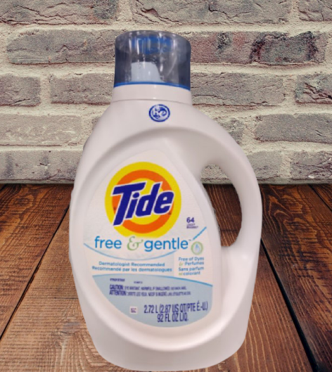 Tide Free and Gentle HE Unscented Laundry Detergent Liquid, 64 & 96 Loads