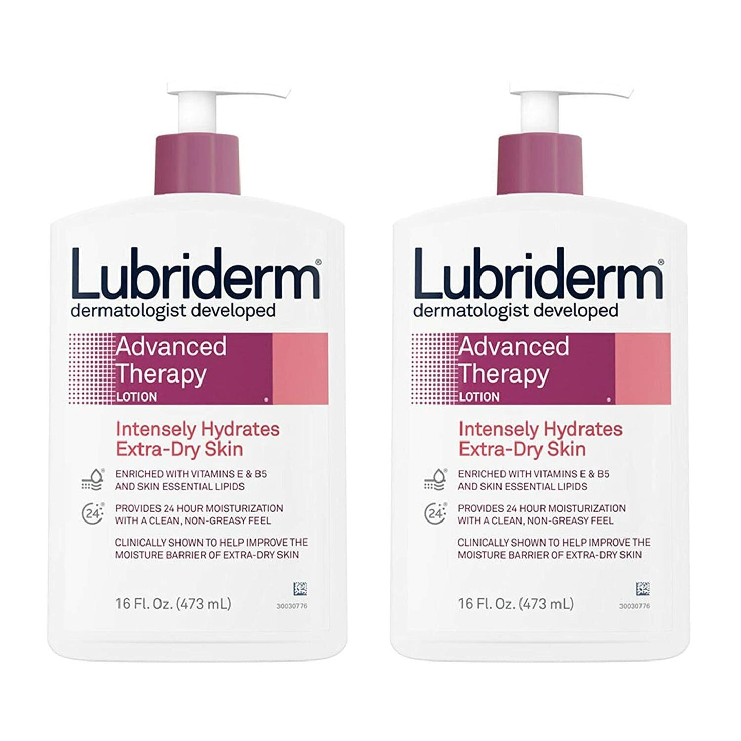 Lubriderm Advanced Therapy Hydrating Body Lotion, Extra Dry Skin 6 & 32 oz