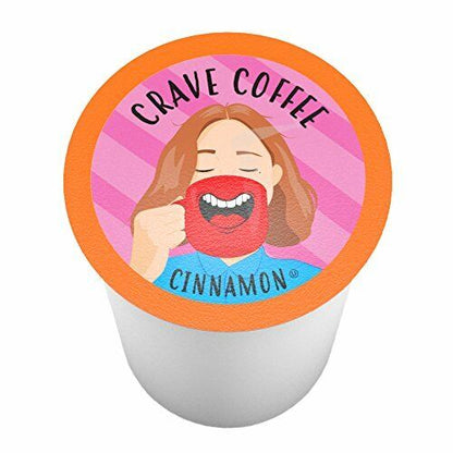 Crave Flavored Coffee Pods Blend Compatible w 2.0 K-Cup Brewers 40 - 100 Ct
