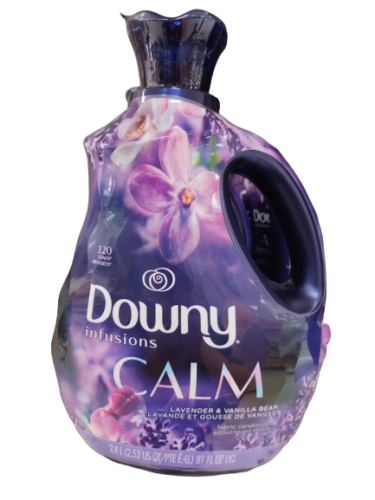 Downy Infusions Lavender & Vanilla Bean Calm Fabric Softener - 112 oz 166 lds