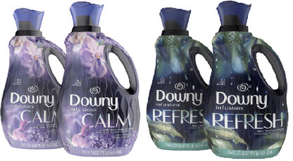 Downy Infusions Liquid Fabric Softener 56 Oz Bottles, 166 Loads, 2 PACK
