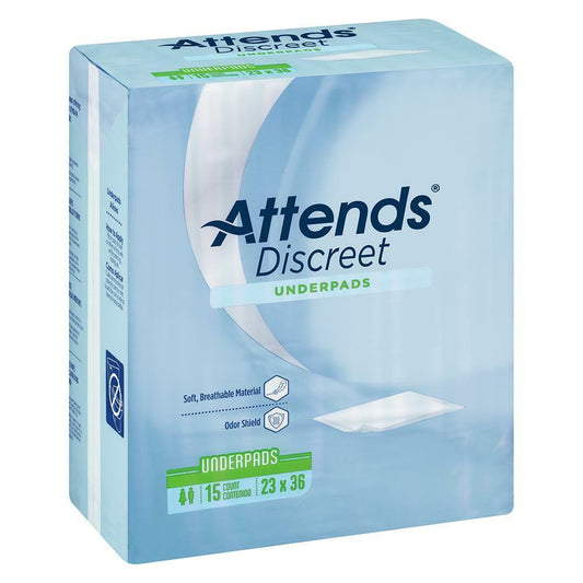Attends Discreet Incontinence Bladder Control Underpads Bed Chux 23" x 36" ️️