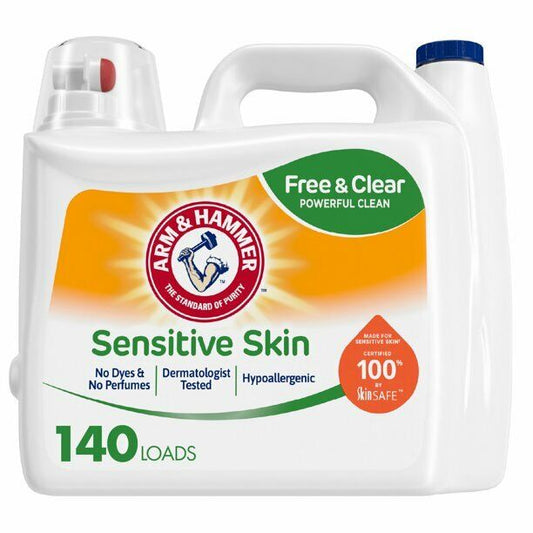 Arm & Hammer Sensitive Skin Free & Clear Laundry Detergent 160.5 & 210 oz