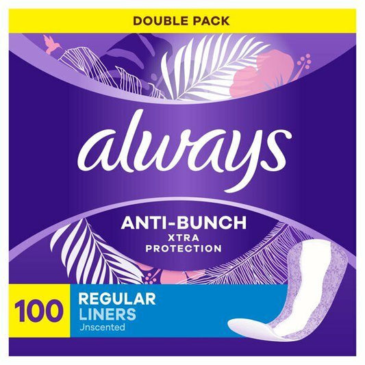 Always Xtra Protection Long & Regular & Thin Unscented Pads & Daily Liners