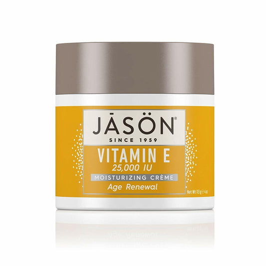 Jason Moisturizing Crème, Vitamin E 25,000 IU, Age Renewal, 4 Oz