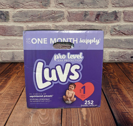 Luvs Pro Level Leak Protection with Triple Leakguards Baby Diapers, Size 1-6