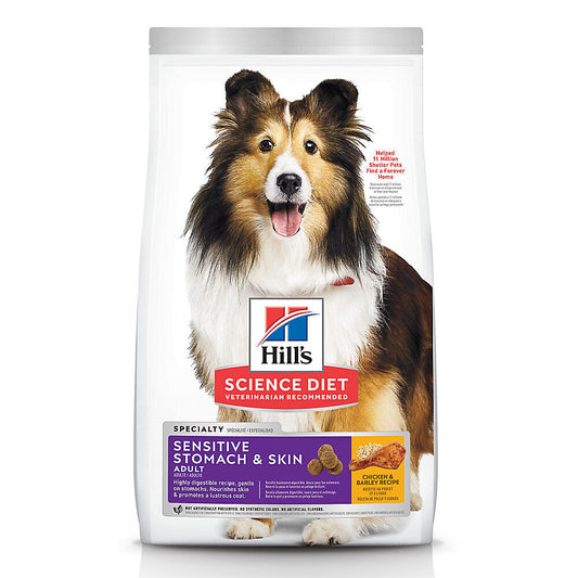 Hill's Science Diet Sensitive Stomach & Skin Adult Dry Dog Food Chicken Flavor
