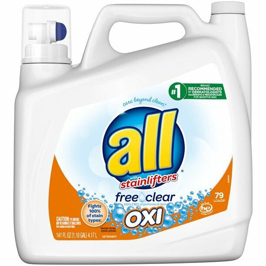 All Free Clear with Stainlifters Oxi HE Liquid Laundry Detergent  - 79 Loads