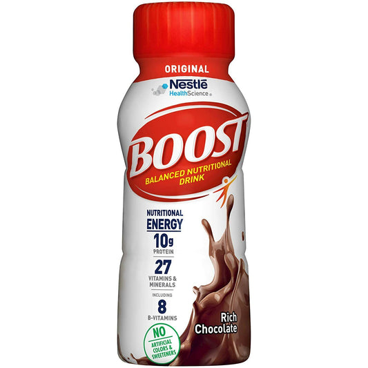 Boost Original Complete Nutritional Drink Assortment 8 Fl Oz Bottle, 24 Ct