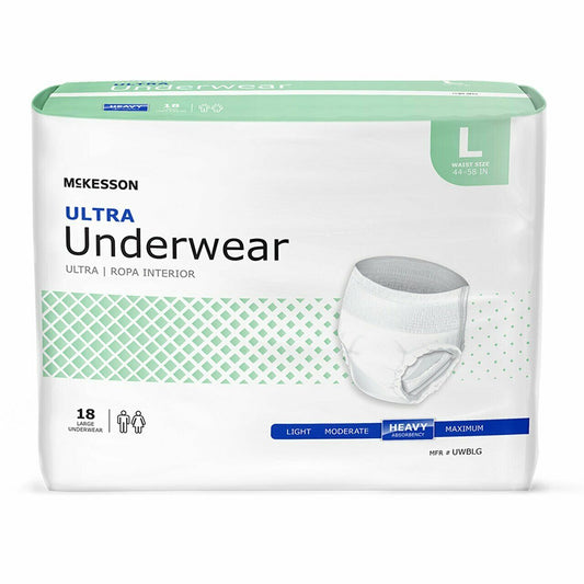 McKesson Disposable Pull Up On Incontinence Ultra Underwear Diapers Heavy