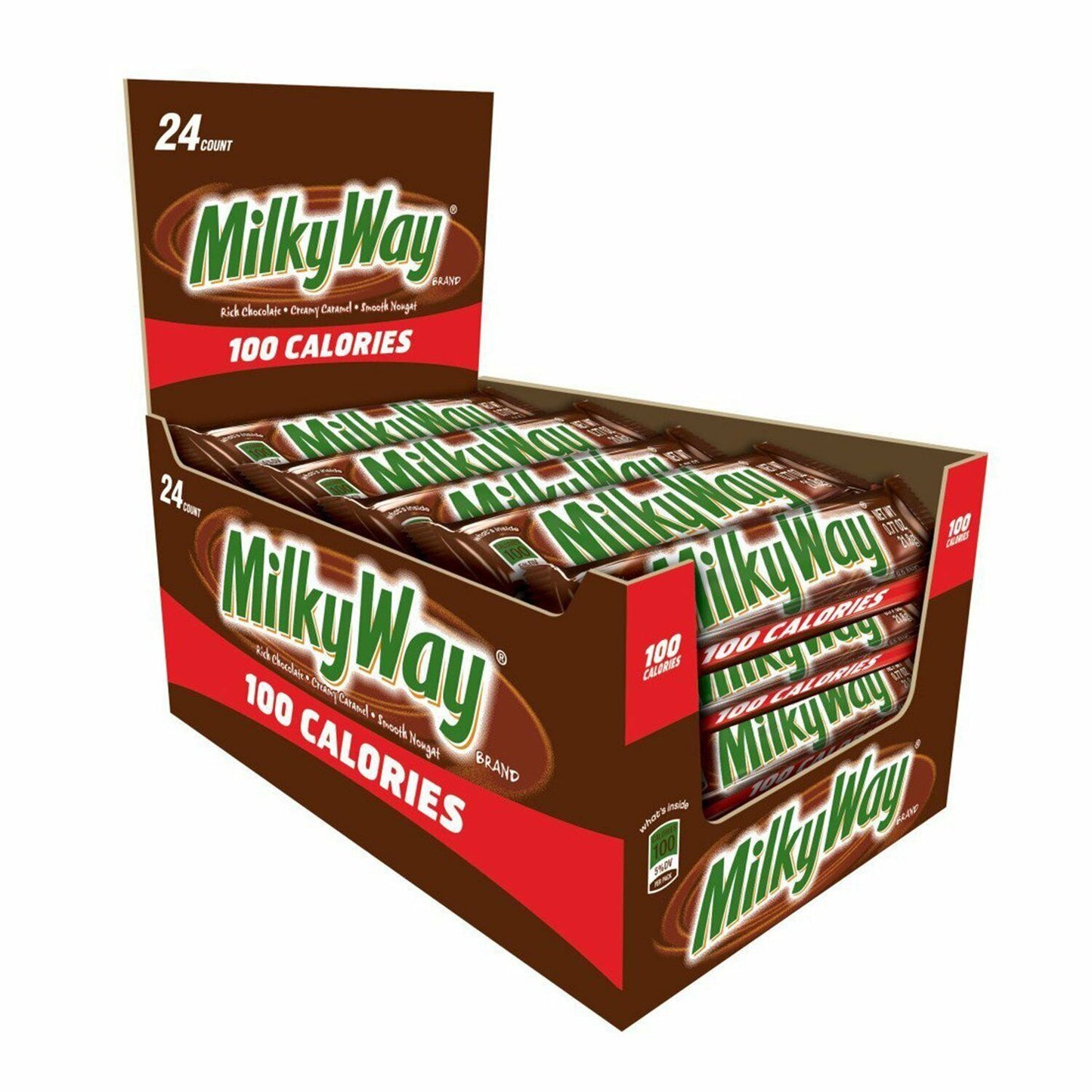 Milky Way Caramel Chocolate Candy Bars, 24 - 36 Count