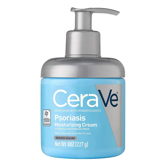 CeraVe Moisturizing Cream for Psoriasis With Salicylic Acid & Urea, 8 Oz