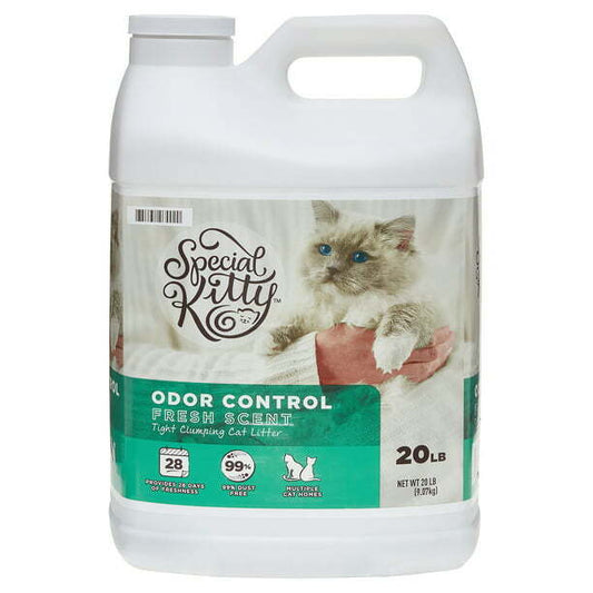 Special Kitty Odor Control Tight Clumping Cat Litter, Fresh Scent 20 or 40 lbs