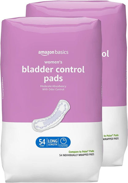Incontinence & Postpartum Bladder Control Pads For Women, Compare To Poise