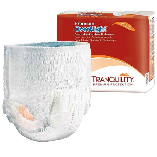 Tranquility Premium Overnight Pull-On Underwear Diapers Maximum, S/M/L/XL/XXL