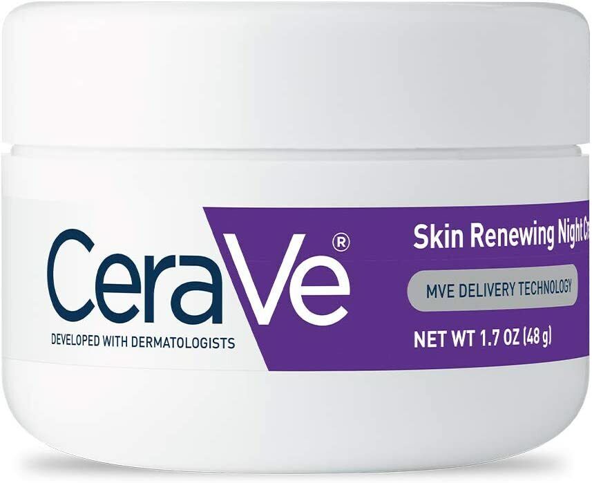 CeraVe Skin Renewing Night Face Cream with Ceramide & Peptide Complex 1.7 oz ️