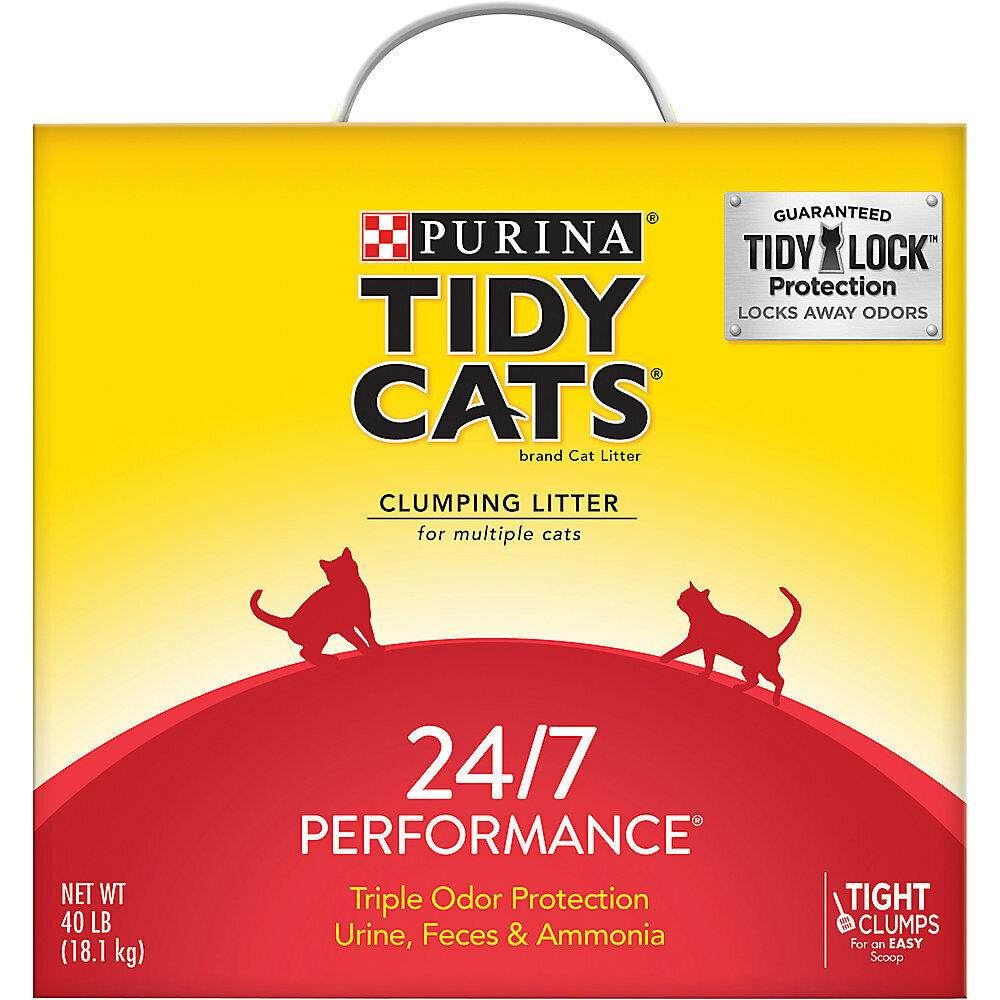 Purina Tidy Cats Clumping Multi Cat Litter 24/7 Performance 20, 35 & 40 Lbs