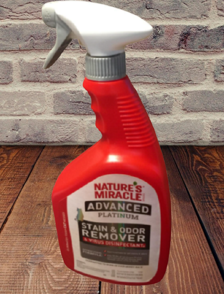 Advanced Platinum Stain & Odor Remover Virus Disinfectant For Cat Messes 32 oz