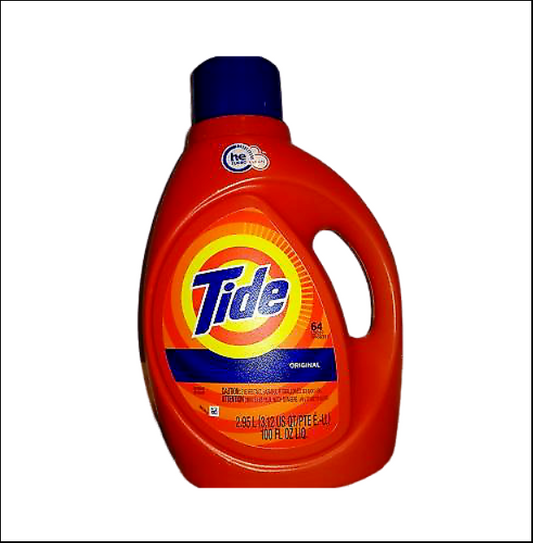 Tide Laundry Detergent, Original Scent HE Turbo Clean, 92 oz, 64 Loads