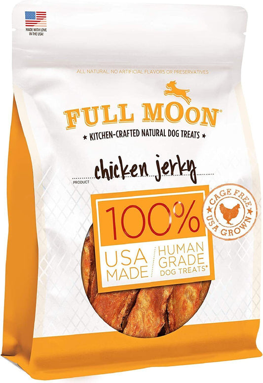 Full Moon All Natural Human Grade Chicken & Beef Jerky Dog Treats