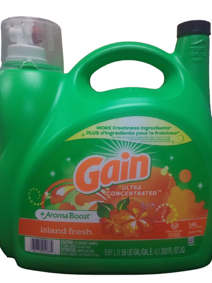 Gain Island Fresh + Aroma Boost Liquid Laundry Detergent, 138 oz, 96 Loads