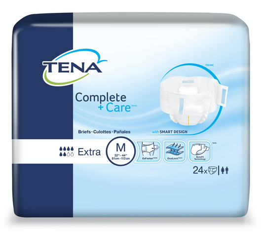 TENA Complete + Care Incontinence Adult Underwear, Moderate M/L/XL 24 - 72 Ct