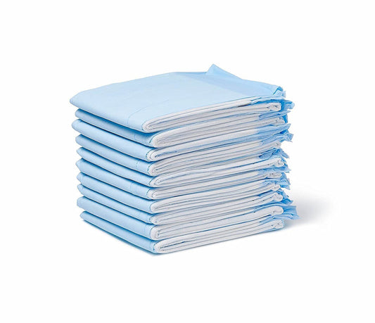Medline Deluxe Fluff Incontinence Underpads Bed Pee Chux, 30 x 30, 90 Pads