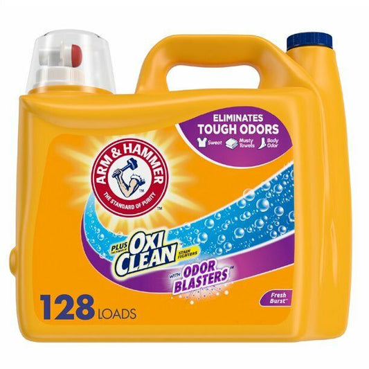 Arm & Hammer Plus OxiClean Odor Blasters Fresh Burst Detergent 131.5, 224 oz