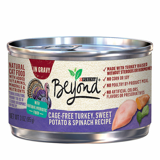 Purina Beyond Natural Assorted Wet Cat Food In Gravy, 3 oz, 12 Cans