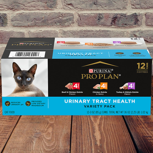 Purina Pro Plan Urinary Tract Health Cat Food - Variety Pack, 3 oz, 12-36 Cans
