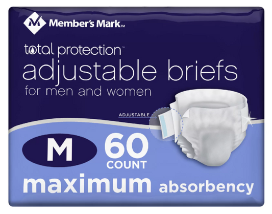 Total Protection Incontinence Pull Up On Unisex Briefs Underwear, M/L/XL/XXL ️