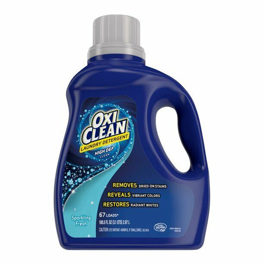 OxiClean Sparkling Fresh HE Liquid Laundry Detergent - 100.5 oz, 67 Loads