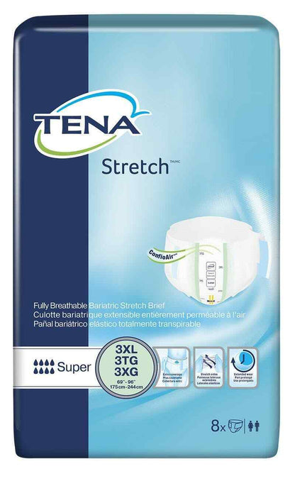 TENA Stretch Super Incontinence Underwear Briefs Diapers Heavy Absorbency