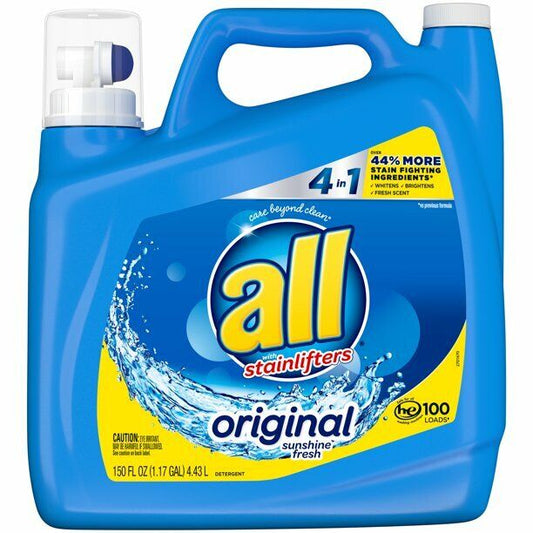 all with Stainlifters Original Liquid Laundry Detergent, 150 oz, 100 Loads