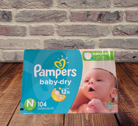 Pampers Baby Dry Disposable Baby Diapers, Size Newborn 0 1 2 3 4 5 6
