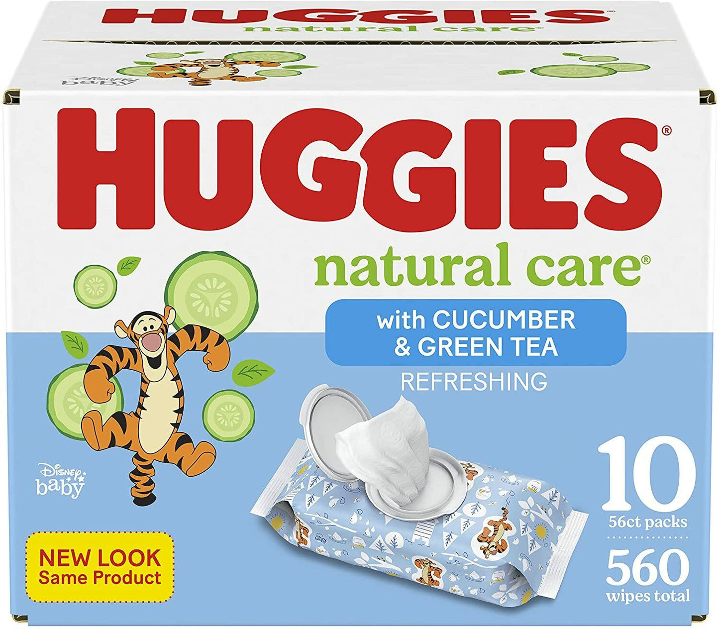 Huggies Natural Care Refreshing With Cucumber & Green Tea Scented Baby Wipes