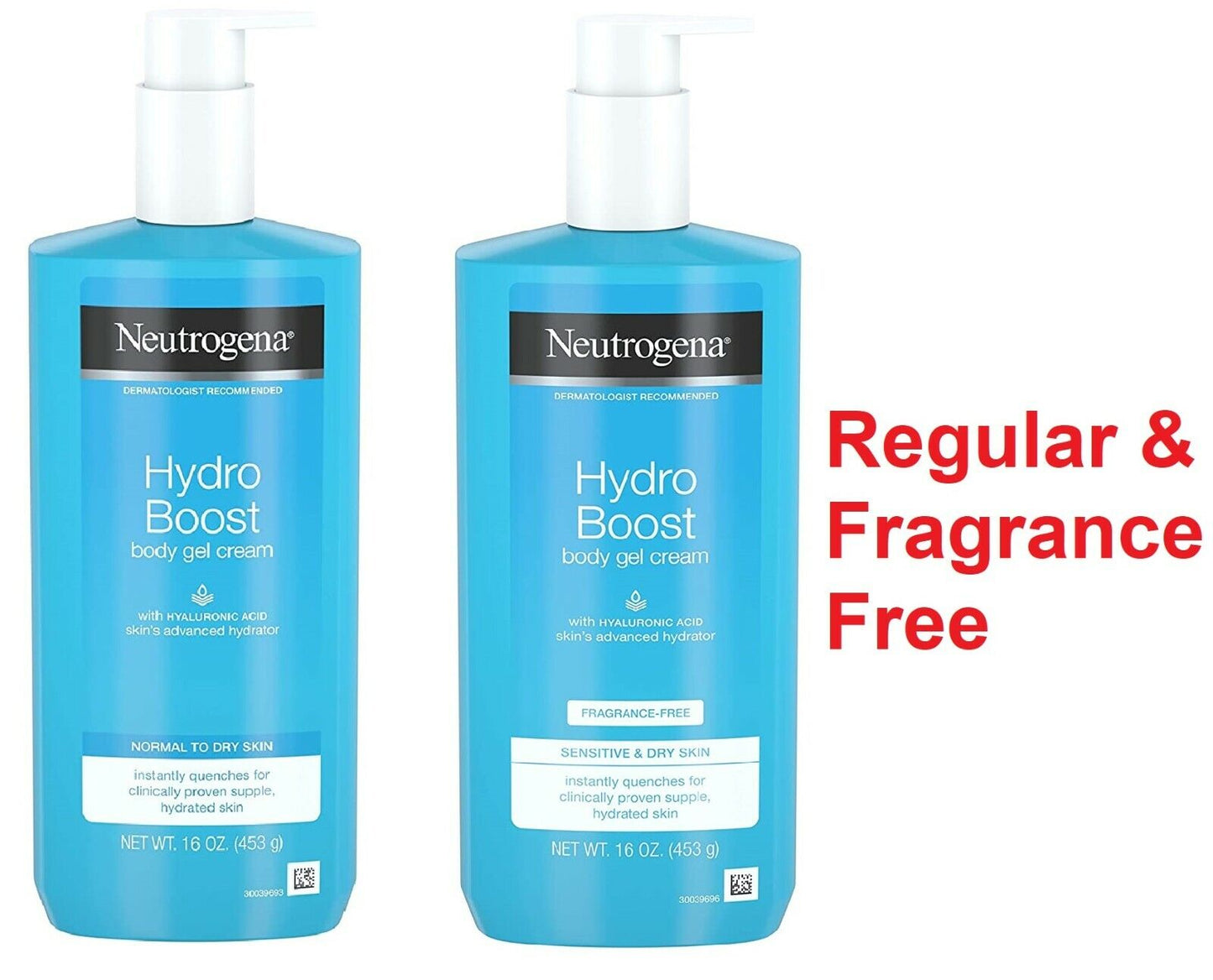 Hydro Boost Hydrating Lotion Body Gel Cream, Sensitive & Dry Skin, 16 oz ️️️