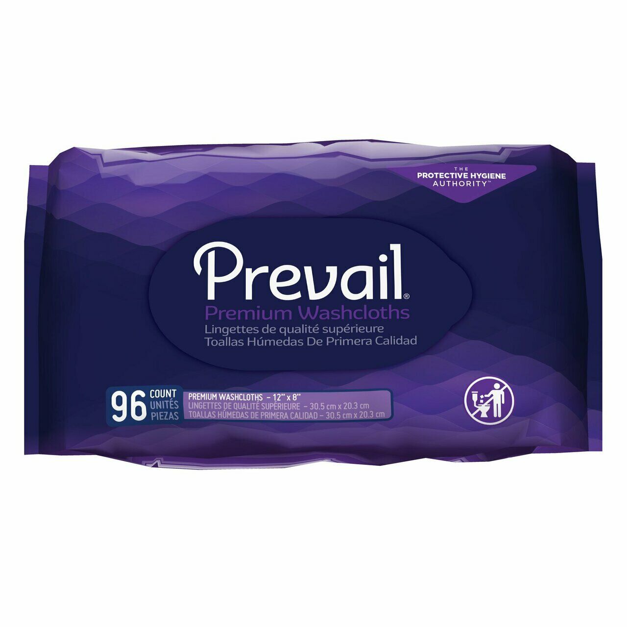 Prevail & Premium Scented & Unscented Adult Personal Wipes Washcloths, 8 x 12