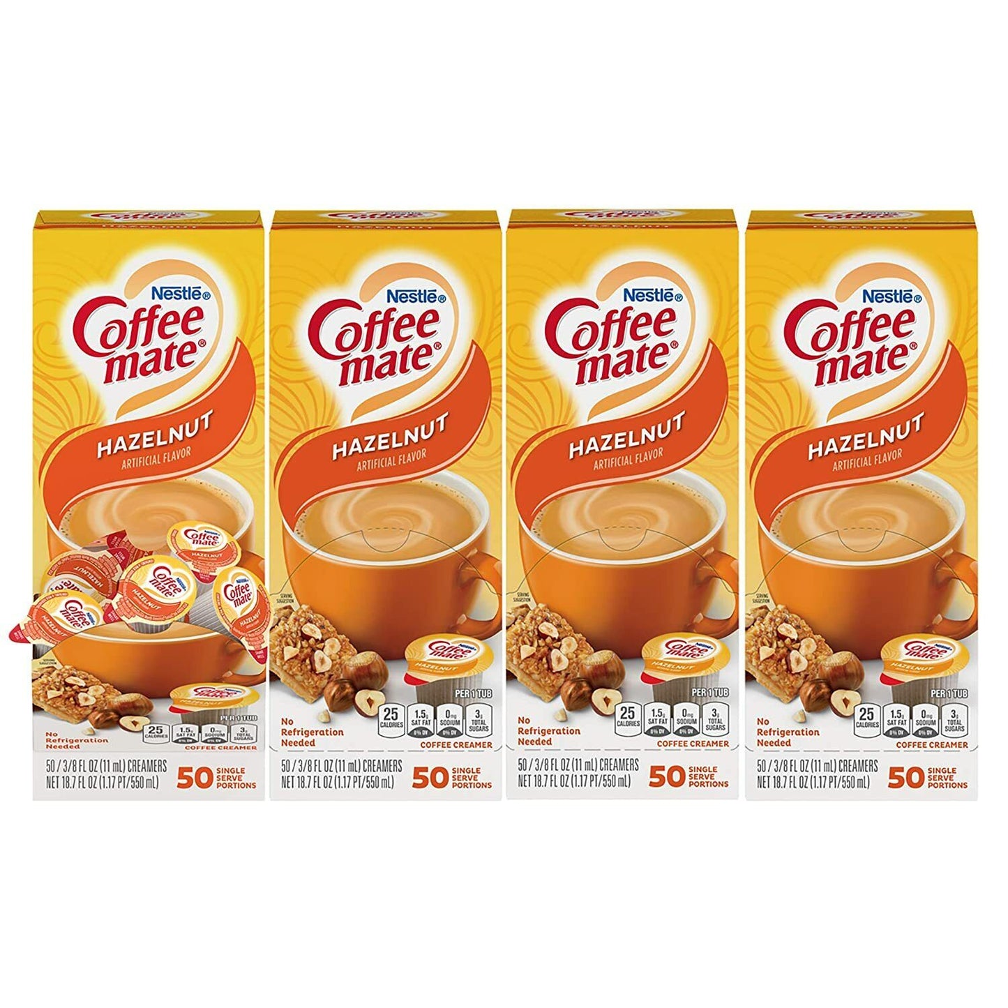 Nestle Coffee mate Coffee Creamer Singles, Assorted Flavors 50 - 200 Count