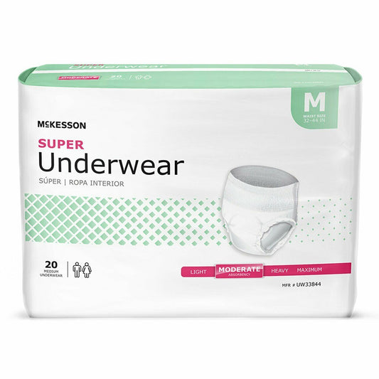 McKesson Super Pull On Up Disposable Incontinence Underwear Diapers Moderate